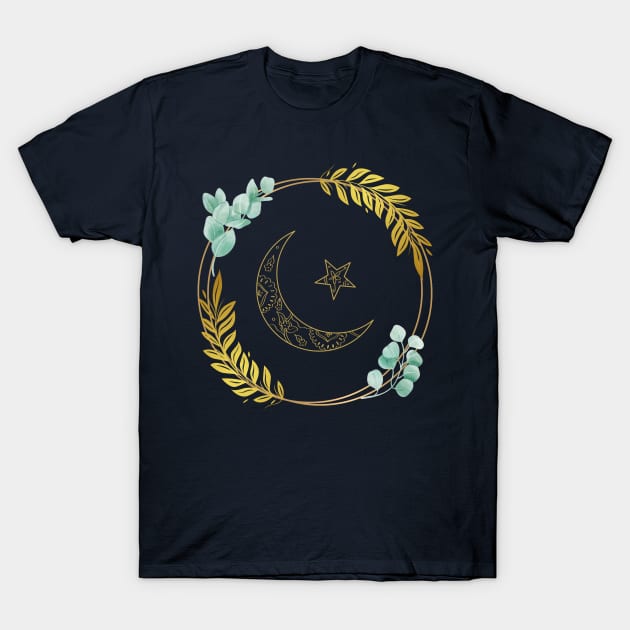 Crescent Moon T-Shirt by Zippy's Tees